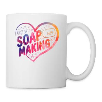 Soap Making Crafting Heart - Tasse - Weiß - Rechts