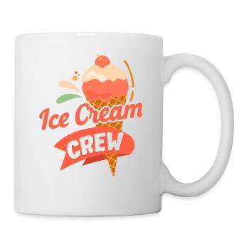 Ice Cream Cone Ice Cream Crew - Tasse - Weiß - Rechts