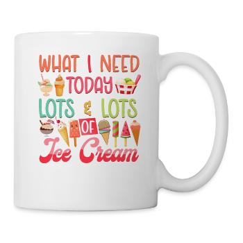 Ice Cream Cone Popsicle What I - Tasse - Weiß - Rechts