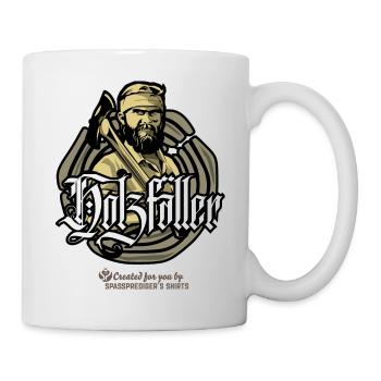 Holzfäller - Tasse - Weiß - Rechts