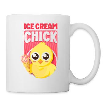 Ice Cream Chicken Cone Ice Cream - Tasse - Weiß - Rechts