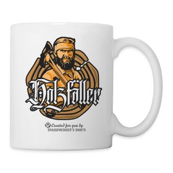 Holzfäller - Tasse - Weiß - Rechts