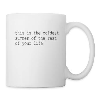 l’été le plus froid du reste de votre vie - Mug blanc - blanc - Droite