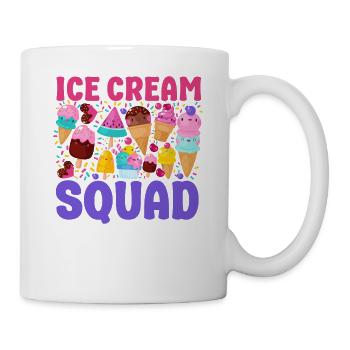 Ice Cream Team Cone Popsicle Ice - Tasse - Weiß - Rechts