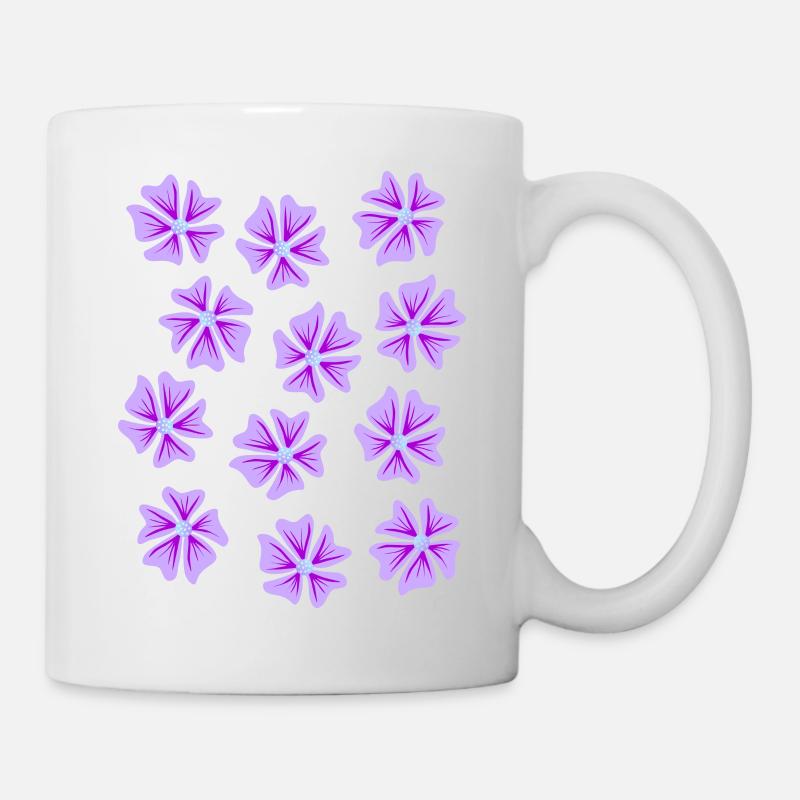 Malve - Tasse - Weiß