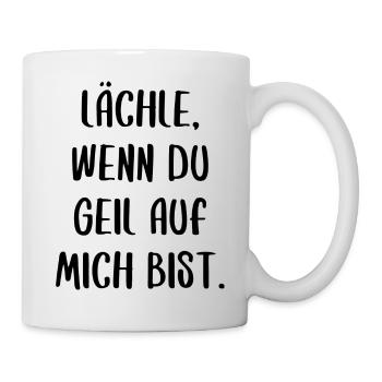 lächeln Party saufen feiern sexy lifestyle Spaß - Tasse - Weiß - Rechts