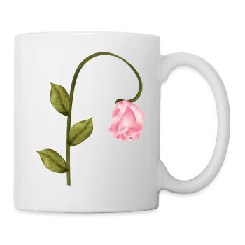 Pink Rose - Mug - white - Right