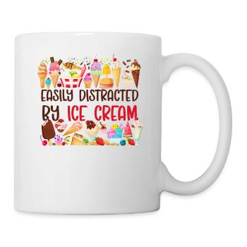 Ice Cream Cone Popsicle Easily - Mug - white - Right