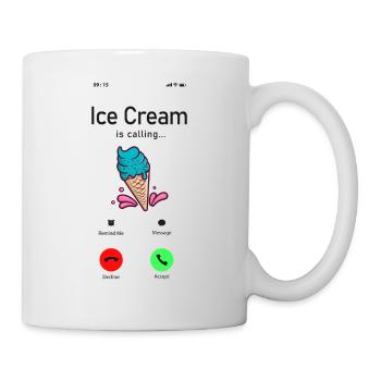 Ice Cream Phone Display Cone Ice - Mug - white - Right