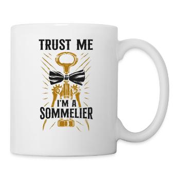 Sommelier Wine Drinking Tasting - Tasse - Weiß - Rechts
