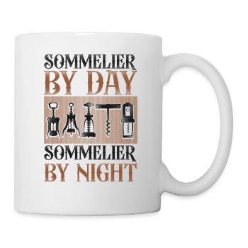 Sommelier Wine Drinking Tasting - Tasse - Weiß - Rechts