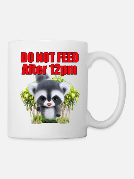 Füttern Sie den Gremlin nicht - Tasse - Weiß