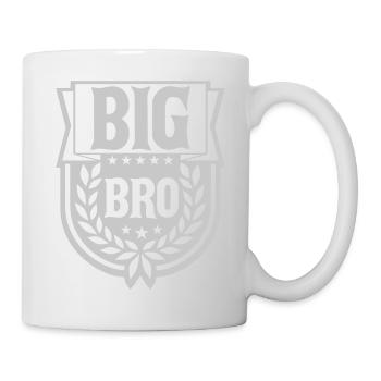 Logo Big Bro Bannière - Mug blanc - blanc - Droite
