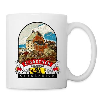 Salzburg Elsbethen Österreich Souvenir - Tasse - Weiß - Rechts