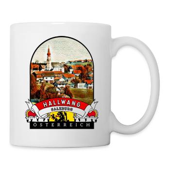 Salzburg Hallwang Österreich Souvenir - Tasse - Weiß - Rechts