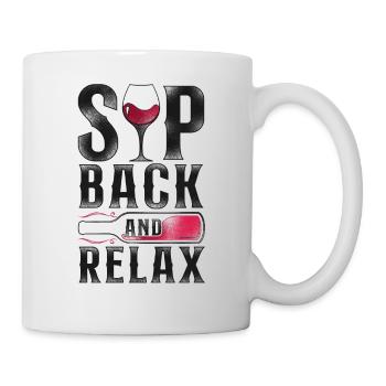 Dégustation de vin de sommelier - Mug blanc - blanc - Droite