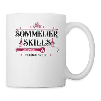 Sommelier Wine Drinking Tasting - Mug - white - Right