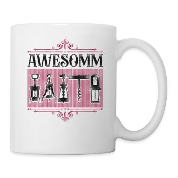Dégustation de vin de sommelier - Mug blanc - blanc - Droite