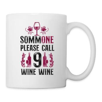Sommelier Wine Drinking Tasting - Tasse - Weiß - Rechts