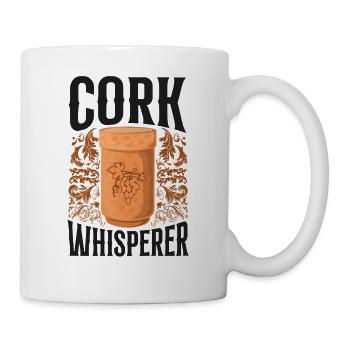 Dégustation de vin de sommelier - Mug blanc - blanc - Droite