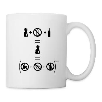 kein Kondom + Alkohol = 30 Jahre Ärger - Tasse - Weiß - Rechts