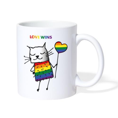 Love Wins - Pride Cat - Tasse