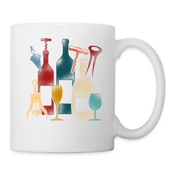 Sommelier Wine Drinking Tasting - Tasse - Weiß - Rechts