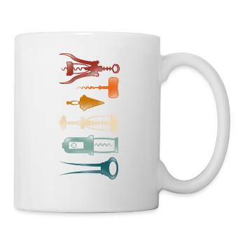 Sommelier Wine Drinking Tasting - Tasse - Weiß - Rechts