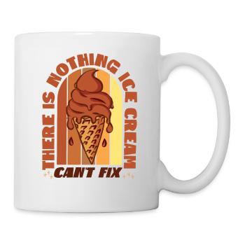 Ice Cream Cone Retro There Is - Mug - white - Right
