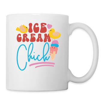 Ice Cream Chicken Cone Ice Cream - Tasse - Weiß - Rechts