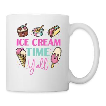 Ice Cream Cone Popsicle Ice Cream - Tasse - Weiß - Rechts