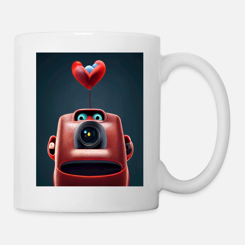 Robot Love - Mug - white