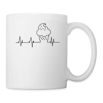 Ice Cream Heartbeat Cone Sundae - Tasse - Weiß - Rechts