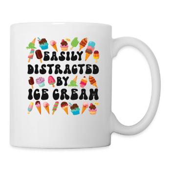 Ice Cream Cone Popsicle Easily - Mug - white - Right