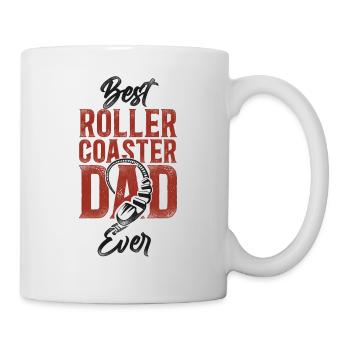 Montagnes russes Papa Père Vintage - Mug blanc - blanc - Droite