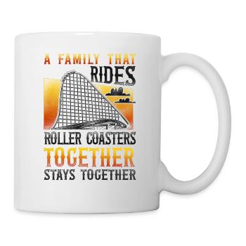 Roller Coaster Vintage A Family - Mug - white - Right