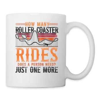 Montagnes russes Vintage Rétro Comment - Mug blanc - blanc - Droite