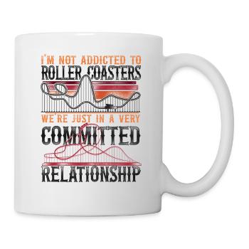 Roller Coaster Vintage Retro I'm - Tasse - Weiß - Rechts