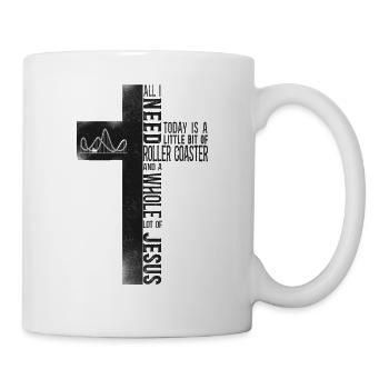 Roller Coaster Cross Christian - Tasse - Weiß - Rechts
