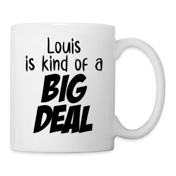 Louis est un peu un gros problème - Mug blanc - blanc - Droite