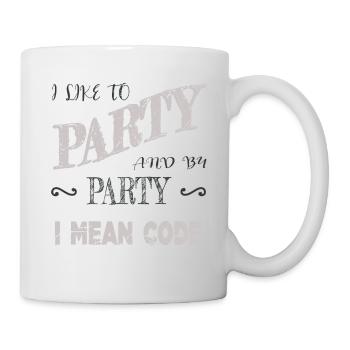 computer programming quote statement - Tasse - Weiß - Rechts