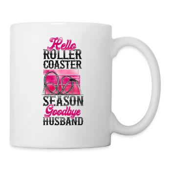 montagnes russes femme mari - Mug blanc - blanc - Droite