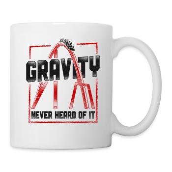 Montagnes russes Vintage Gravity - Mug blanc - blanc - Droite