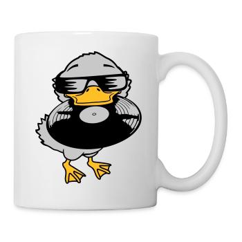 Record Party Ducklings Vinyle - Mug blanc - blanc - Droite