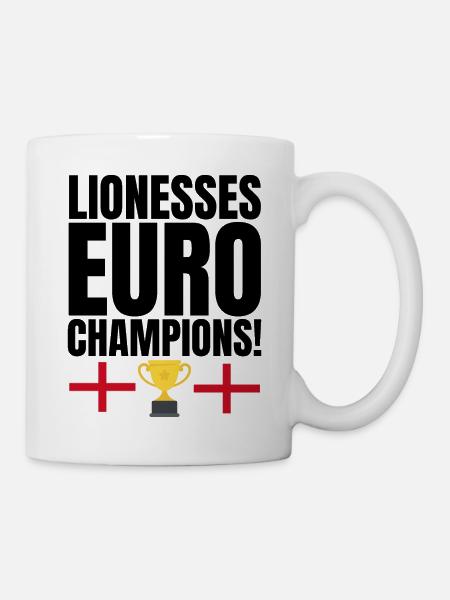 Englischer Fußballmeister der Frauen - Tasse - Weiß