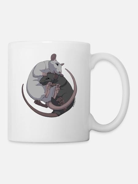Sei immer du selbst außer du kannst eine Ratte sei - Tasse - Weiß