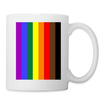 Gay pride TEE - Mug - white - Right