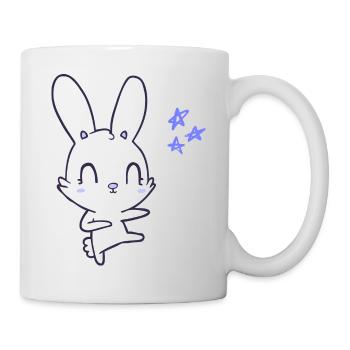 Häschen Design - Tasse - Weiß - Rechts