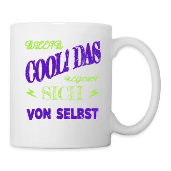 lustig spaß lustiger spruch bday spruch geek - Tasse - Weiß - Rechts