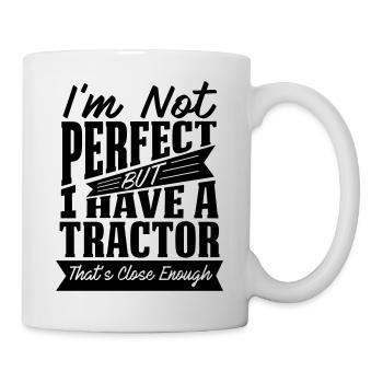 PERFECT WITH TRACTOR - Mug - white - Right